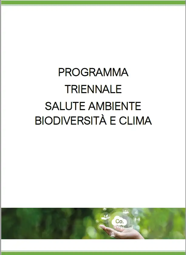 Programma triennale "Salute, ambiente, biodiversità e clima"